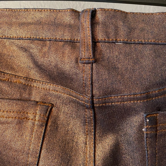 NWOT DG2 by Diane Gilman Copper Color with Embellishments Down the Sides - Picture 2 of 16